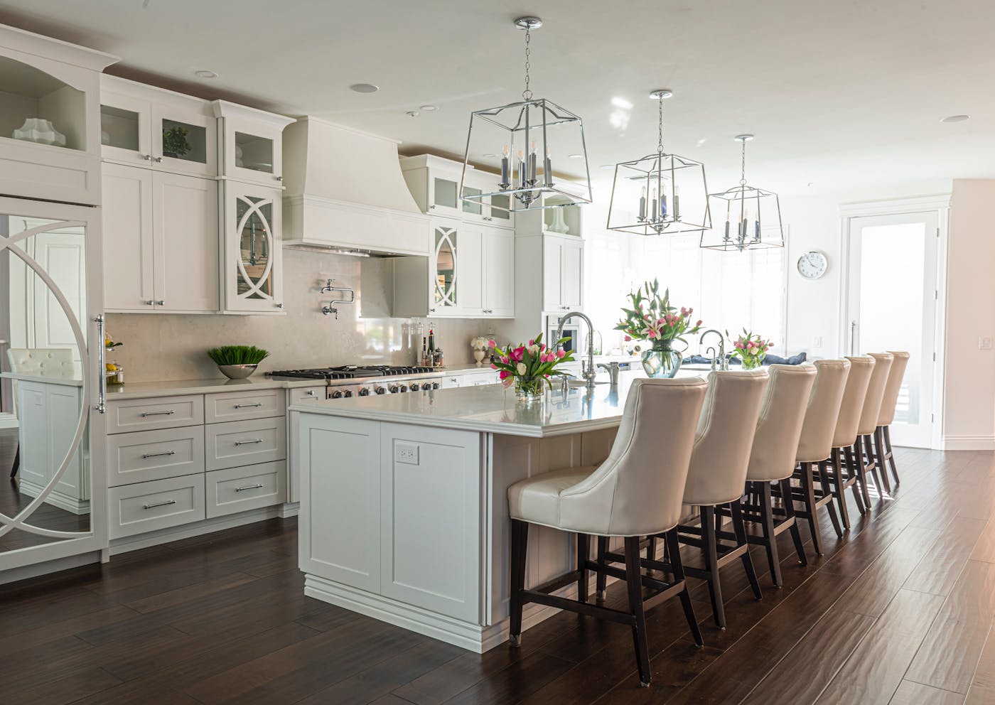 Luxury fitted kitchen interior